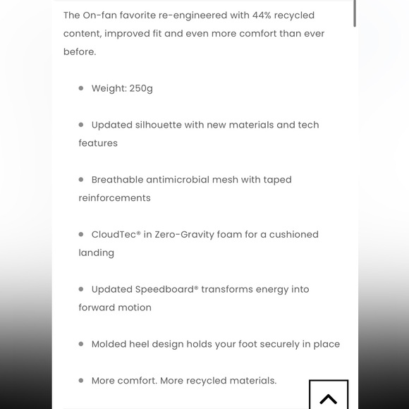 EUC on cloud 5 heather/fossil size 5.5 with original box and extra laces - Picture 16 of 16